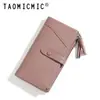 Nuevo Bolso de Mujer de Comercio Exterior Otoño con Patrón de Lichi Largo, Doble Cremallera, Múltiples Ranuras para Tarjetas, Billetera con Monedero