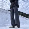 Pantalones Softshell Curvos a Prueba de Agua, Polvo y Golpes Dopamine para Exteriores, Tendencia Otoñal de Pierna Ancha Elásticos de Moda Casual Deportivos Largos