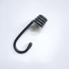 Los fabricantes suministran gancho para equipaje de hierro de alta calidad y bajo precio gancho creativo de hierro en espiral para equipaje gancho con recubrimiento de plástico de agujero de 8 mm
