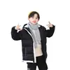 Ropa Acolchada de Algodón para Niños, Chaquetas Deportivas de Invierno para Niños para Exteriores, Chaquetas Acolchadas de Algodón con Capucha para Niños Medianos y Grandes, Ropa Acolchada de Algodón Cálida para Niños