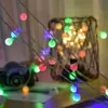 Luzes de corda solares LED para o Natal, festivais, acampamentos ao ar livre, decoração de toldos, luzes coloridas em forma de estrela, atacado.