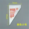 Ferramentas para comida de bebê, sacos de confeitar para creme, sacos para bolo de bebê, sacos de confeitar triangulares transparentes descartáveis espessados para DIY de panificação