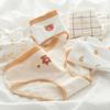 Uma geração de calcinhas femininas com fundo de algodão, calcinhas de modal, shorts de renda para mulheres, calças para meninas, calças bonitas de vento