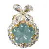 Collar de Jadeíta Birmana Natural Grado A Flor de Agua Azul, Moderno y Elegante, Lujo Ligero, Estilos Diversos, Único en su Tipo 9088