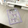 Portapapeles de plástico duro tamaño A4 con impresión a color de dibujos animados, engrosado de 2.1 mm, impermeable, para guardar exámenes