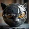 Escultura de Piedra Gato Negro de Lujo Estatua de Resina Gato Negro de Lujo Adornos