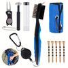 Kit de limpieza de golf mejorado: cepillo para hervidor + toalla + limpiador de ranuras + horquilla Fruit Ridge, venta caliente transfronteriza