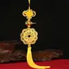 Colgante de Moneda de los Diez Emperadores Dorados de Latón para Riqueza en el Hogar, Moneda de los Cinco Emperadores de Puerta en Puerta, Moneda de Cobre, Adorno de Paz, Venta al por Mayor