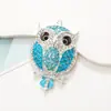 Transfronterizo Nuevo Lindo Búho de Pedrería Accesorios para Joyería DIY Colgante Aleación de Zinc Animal Accesorios para Salida de Aire