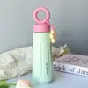 Vaso Termo de Pétalo de Acero Inoxidable 316 de Aspecto Elegante y Simple, Vaso de Agua Portátil para Exteriores con Asa, Vaso Creativo para Pareja