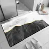 Alfombrilla de Baño de Barro Diatomeas Estilo Sencillo, Absorbente de Agua y Secado Rápido, Alfombrilla de Suelo de Gama Alta de Fácil Cuidado para Puerta de Baño en Casa