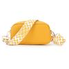 2025 Nueva Llegada Estilo Japonés y Coreano Combinable Material PU Simple Casual Bolso de Hombro Cruzado Bolso de Mujer Correa Ancha para el Hombro Bolso Cuadrado Pequeño