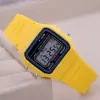 Explosiones de comercio exterior reloj electrónico LED WR F91W silicona A159 reloj de moda estilo Harajuku reloj multifunción para estudiantes