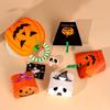 Caixa de Mão Personalizada Série Halloween Caixa Estaladora de Doces Abóbora Aranha Fantasma Pequeno Presente Lanche Caixa de Mão