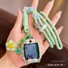 Adequado para Lanyard de Relógio Celular Little Genius Z9Pro/Z10/Z11/Z12 Pingente de Flor Macaron D2A Alça de Pescoço