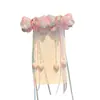 Par de Grampos Acessórios Super Fada Hanfu Grampos Antigos para Cabelo Infantis Acessórios de Cabelo com Borla de Bebê Princesa Grampo de Cabelo Estilo Chinês para Menininha