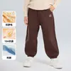Pantalones infantiles Cotton Hall, forrados de felpa, 10A antibacterianos, Clase A, hechos con algodón y felpa de alta calidad, pantalones largos, estilo invierno, para niños y niñas, disponibles en tallas para bebés y niños mayores