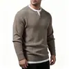 Nueva colección Otoño/Invierno 2026: Suéter de punto casual de dos piezas con look europeo y americano para hombre, suéter ajustado para hombres jóvenes, perfecto como capa interior