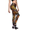 Pantalones de Yoga Multicolor para Mujer de Wish Más Vendidos con Estampado de Plumas Leggings de Yoga Ajustados XY6612