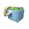 Mini Enfriador Retro Amazon para 4 Latas, Capacidad para 4 Latas de Bebidas, Mini Caja Enfriadora Retro