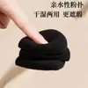 Esponja de cojín de aire de piña negra, esponja triangular, especial para base de maquillaje líquida, engrosada, ultrasuave, no absorbente, adecuada para uso en seco y húmedo, venta al por mayor