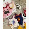 Chaleco para bebé para niñas, conjunto lindo de dibujos animados, nuevo chaleco de verano sin mangas, chaleco elegante para niños y niñas