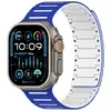 Adecuado para Bandas de Apple Watch Apple Watch S1-10 Correa Magnética de Silicona Dinámica de Colores Piano Ultra