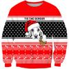 Moletom outono e inverno 2024 Natal Halloween impressão digital 3D suéter casual gola redonda fonte de fábrica de comércio exterior