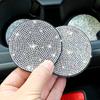 Alfombrilla para taza con taladro completo para coche, alfombrilla para taza con diamantes, decoración creativa para coche, silicona antideslizante, suministros automotrices, fabricantes al por mayor