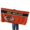 Toalla de Baño Grande para Aficionados del Real Madrid, Toalla de Fútbol Absorbente, Toalla de Playa de París, Recuerdo de la Juventus, Toalla de Sudor del Milan, AC Milán