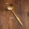 Cuchara sopera de acero inoxidable 304, colador especial para olla caliente, juego para el hogar, cuchara dorada para sopa, cuchara grande dorada, cuchara comercial