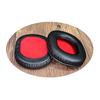 Funda de esponja para auriculares PU ovalada cuadrada tamaño 8060 8565 9070 9575 10085 1058511090