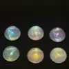 Nuevo Estilo Brillo Fino Ojo de Gato Semicírculo Tamaño Grande [25*25mm] Materiales de Diseño Hechos a Mano para Zapatos de Madera DIY en Stock