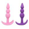 Tapón Anal de Doble Perla con Forma de Ancla, Tapón Anal para Mujeres, Dispositivo de Masturbación Tipo Perla, Juguetes Sexuales Alternativos Sm al por Mayor