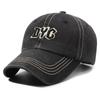 Gorra Lavada Nueva, Gorra Retro para Hombres y Mujeres, Gorra de Béisbol Versátil de Calle con Visera Curva, Parte Superior Suave, Pareja Joven que Muestra la Cara, Hombres Modernos