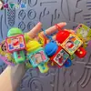 Llavero Colgante Auténtico de Micrófono Crayon Shin-Chan Llavero de Juguete de Micrófono de Voz para Niños Colgante Pequeño Regalo
