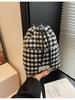 Bolso de Lana Transfronterizo para Mujer Otoño e Invierno 2024 Nuevo Casual Nicho Bolso Bandolera Popular Este Año Explosiones Bolso Cubo