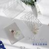 Placa de acrílico transparente decoração de fundo para fotos ondulação de água cosméticos para unhas comerciais adereços para fotos