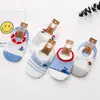 Ruchu [3 Pares o 5 Pares] Estilo Marino para Niños Calcetines de Barco Primavera y Verano Delgados Algodón para Bebé Boca Baja Calcetines para Niños