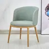 Juego de mesa y sillas de comedor de imitación de madera maciza nórdica, mesa redonda creativa de ocio minimalista moderna para apartamentos pequeños, sillas para cafetería