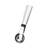 En Stock Cuchara de Postre de Acero Inoxidable 430, Cuchara para Helado, Sacabolas para Fruta, Vajilla Práctica para Restaurante y Uso Doméstico
