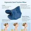 Almohada de Tracción Calefactora Transfronteriza Nueva Masajeador de Cuello Acupresión Almohada de Tracción Autocurativa Almohada para Dormir Columna Cervical Fisioterapia