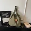 Mochila Saco Feminina Estilo Coreano 2026, Nicho, Grande Capacidade, Leve, Bolsa de Mão para o Dia a Dia, Bolsa de Ombro Único para Mulheres
