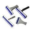 Rodillo Adhesivo de Silicona de Alta Adhesividad Rodillo Manual para Pegamento PCB Palo para Quitar Polvo Rodillo de Silicona para Limpieza de Polvo Rodillo de Silicona de 4 pulgadas
