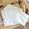 Pijama feminino 100% algodão com bojo, manga longa e calça comprida para primavera e outono, solto e respirável, pode ser usado fora de casa, conjunto de duas peças para casa