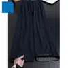 Pantalones patchwork de estilo americano con estampado de ondas tie-dye para hombre, diseño de primavera y otoño, pantalones de pierna recta, pantalones anchos de corte limpio y holgado