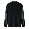 Suéter informal para hombre, abrigo de primavera y otoño, suéter fino, moderno, suelto, bordado, juvenil, chaqueta de punto acolchada, cárdigan