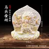 Deus da Riqueza Amarelo Zhangjiaram Pintado a Ouro Estilo Xizang, Tara Verde, Mahakala de Seis Braços, Deus da Riqueza Preto, Ornamento Thangka