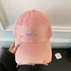 Boné de Baseball Bordado Estilo Americano Desgastado com Teto Macio para Mulheres, Novo Modelo 2026, Circunferência da Cabeça Grande, Chapéu Casual Bico de Pato Emagrecedor