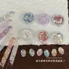 Lentejuelas Iridescentes Japonesas y Coreanas Ópalo Aurora Polvo de Diamante Triturado Mezcla Irregular de Escamas Finas de Purpurina Accesorios para Uñas al por Mayor